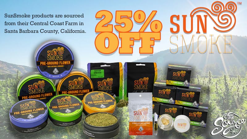 The Source - Bakersfield 25% OFF SunSmoke!!