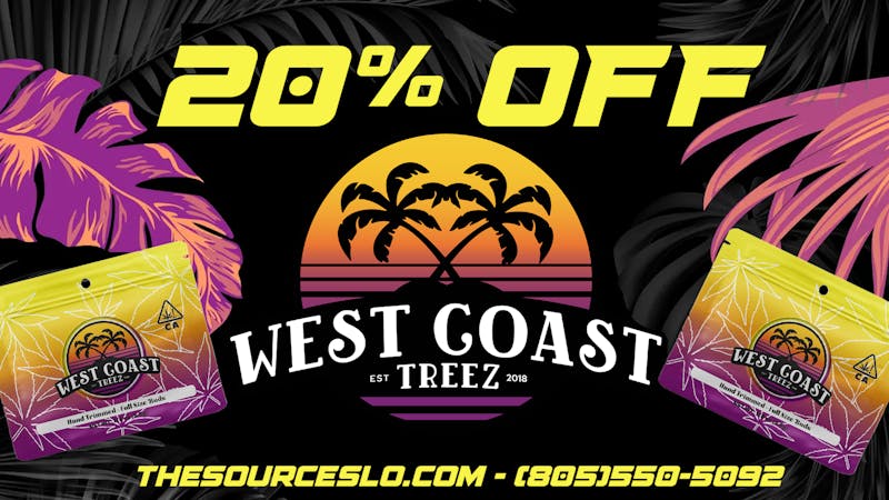 The Source 20% OFF West Coast Treez!