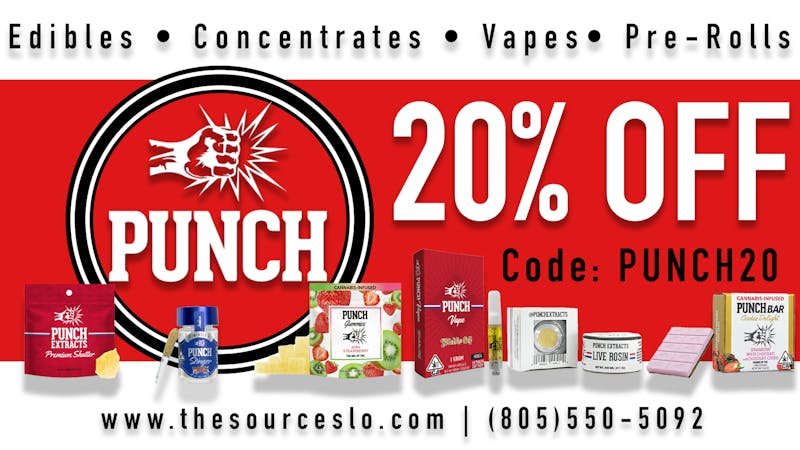 The Source 20% OFF Punch!!!