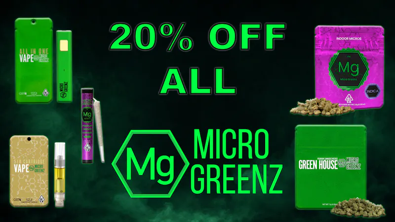 The Source 20% Off All Micro Greenz
