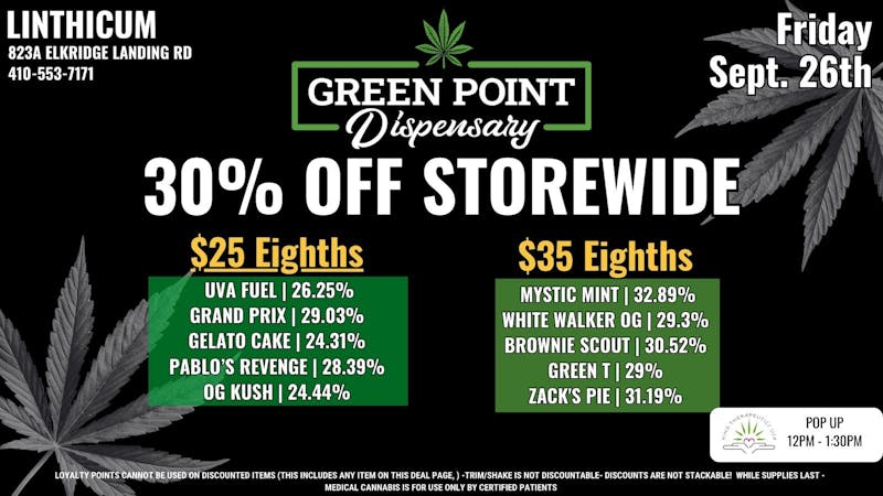 Green Point Wellness - Linthicum BWI - 30% OFF FRIDAY!!