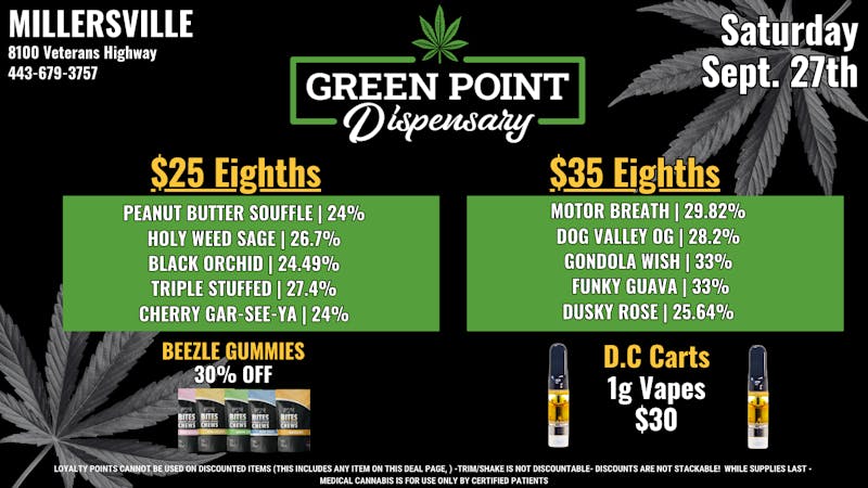Green Point Wellness - Millersville Happy Saturday