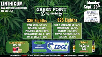 Green Point Wellness - Linthicum Monday Deals at Linthicum!