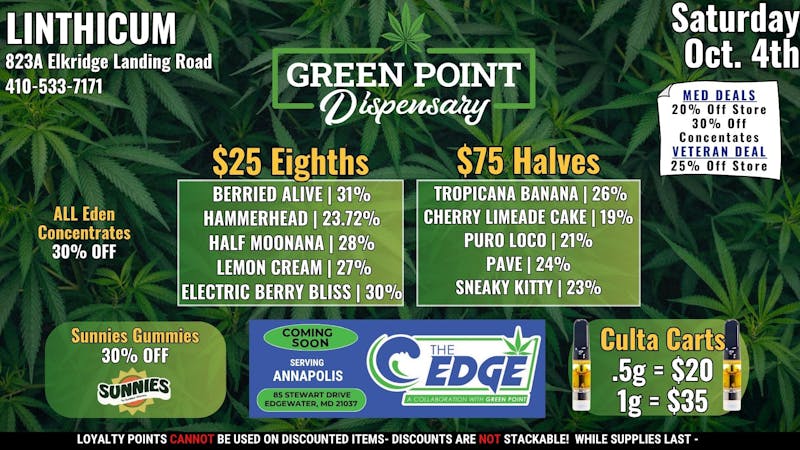 Green Point Wellness - Linthicum BWI Saturday Deals