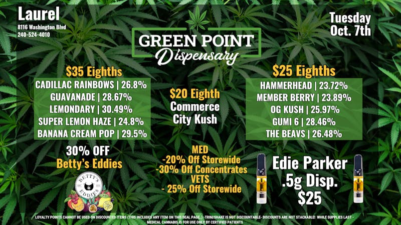 Green Point Wellness - Laurel Laurel Tuesday Deals