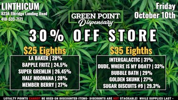 Green Point Wellness - Linthicum BWI - 30% OFF STOREWIDE !