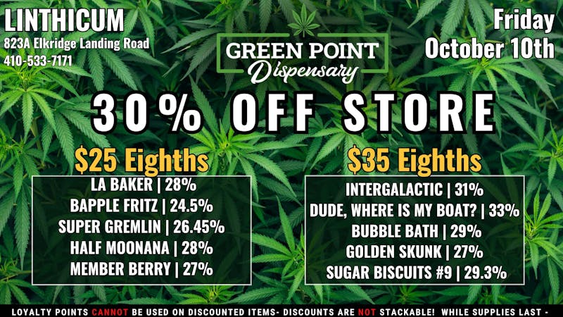 Green Point Wellness - Linthicum BWI - 30% OFF STOREWIDE !