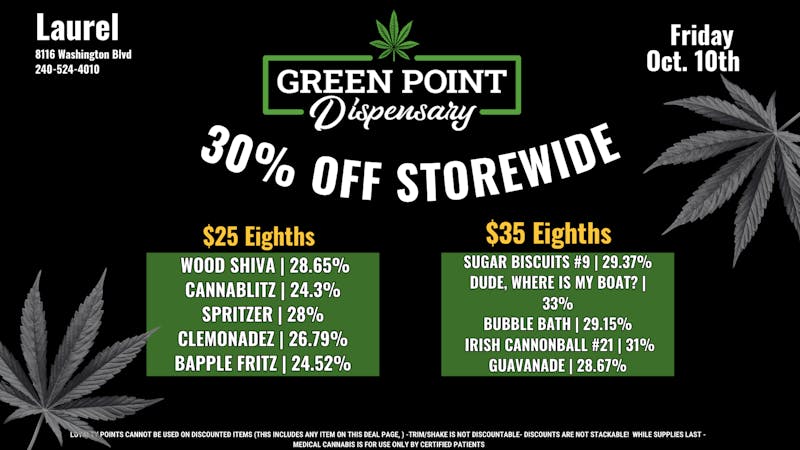 Green Point Wellness - Laurel Happy Friday GP Laurel!!!!
