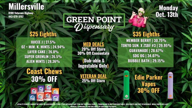 Green Point Wellness - Millersville Wake Up Monday !!!!!!!