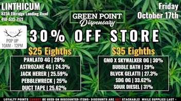 Green Point Wellness - Linthicum BWI - 30% OFF FRIDAY!! 10/17