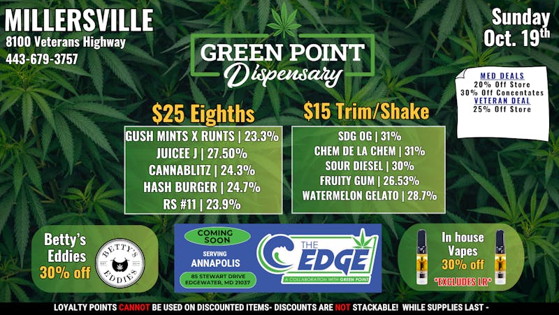 Green Point Wellness - Millersville Happy Sunday MV