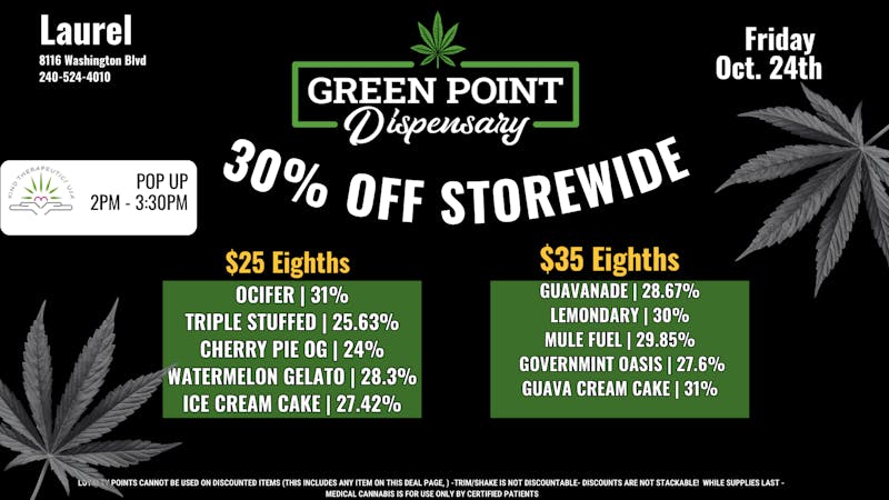 Green Point Wellness - Laurel Happy Friday GP Laurel!!!!
