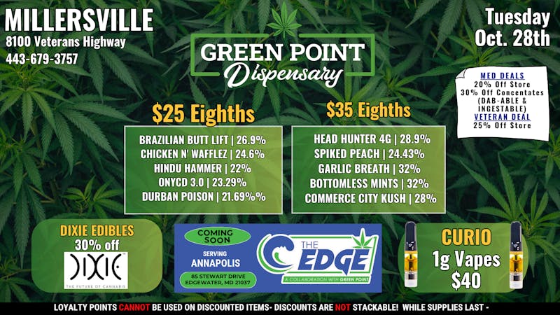 Green Point Wellness - Millersville Happy Tally Tuesday