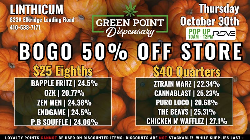 Green Point Wellness - Linthicum BWI - BOGO 50% OFF STOREWIDE!