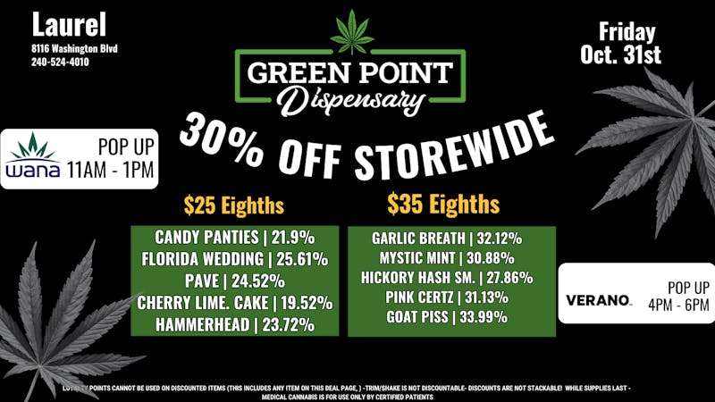 Green Point Wellness - Laurel Happy Friday GP Laurel!!!!