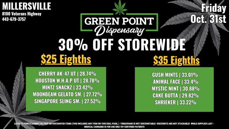 Green Point Wellness - Millersville Happy Halloween