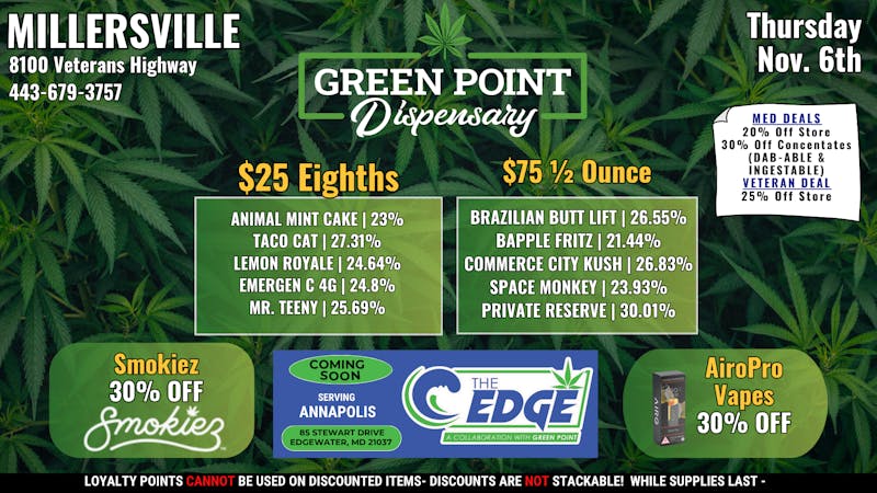 Green Point Wellness - Millersville Happy Thrilling Thursday