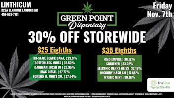 Green Point Wellness - Linthicum BWI - 30% OFF FRIDAY!! 11/7