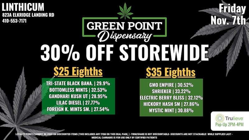 Green Point Wellness - Linthicum BWI - 30% OFF FRIDAY!! 11/7