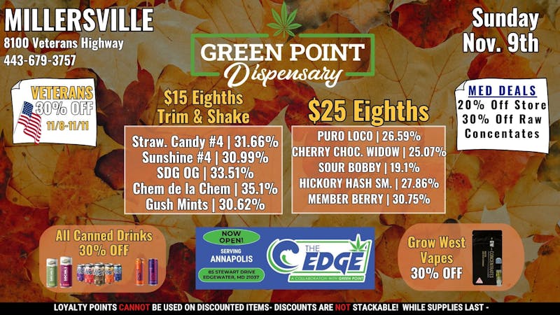 Green Point Wellness - Millersville Happy Sunday!!!