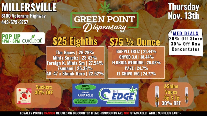 Green Point Wellness - Millersville Thursday Thursday