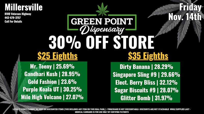 Green Point Wellness - Millersville Happy Friday!!!!