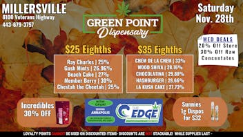 Green Point Wellness - Millersville Happy Saturday!!!