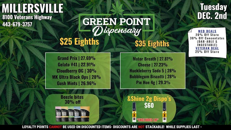 Green Point Wellness - Millersville Happy Tuesday!!!!