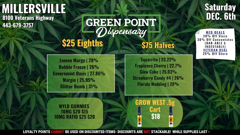 Green Point Wellness - Millersville Happy Saturday from GP Wellness!