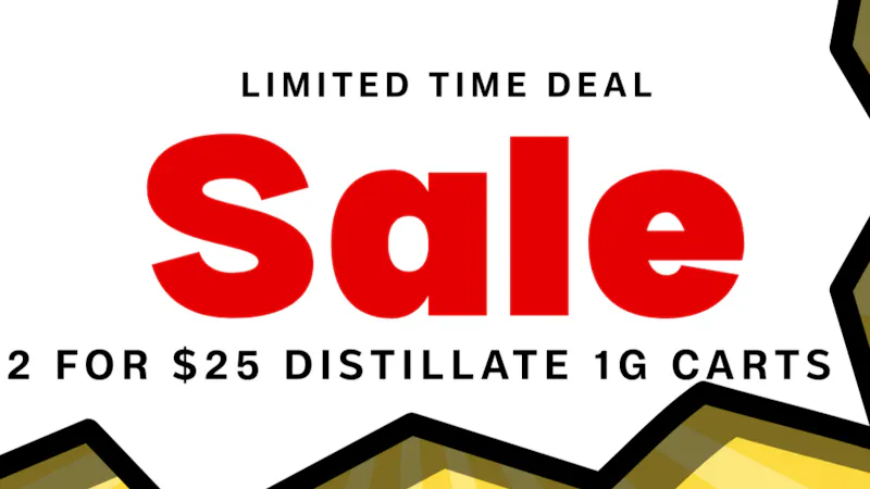 Wisely Cannabis Buy 2 Distillate Carts get $5 off