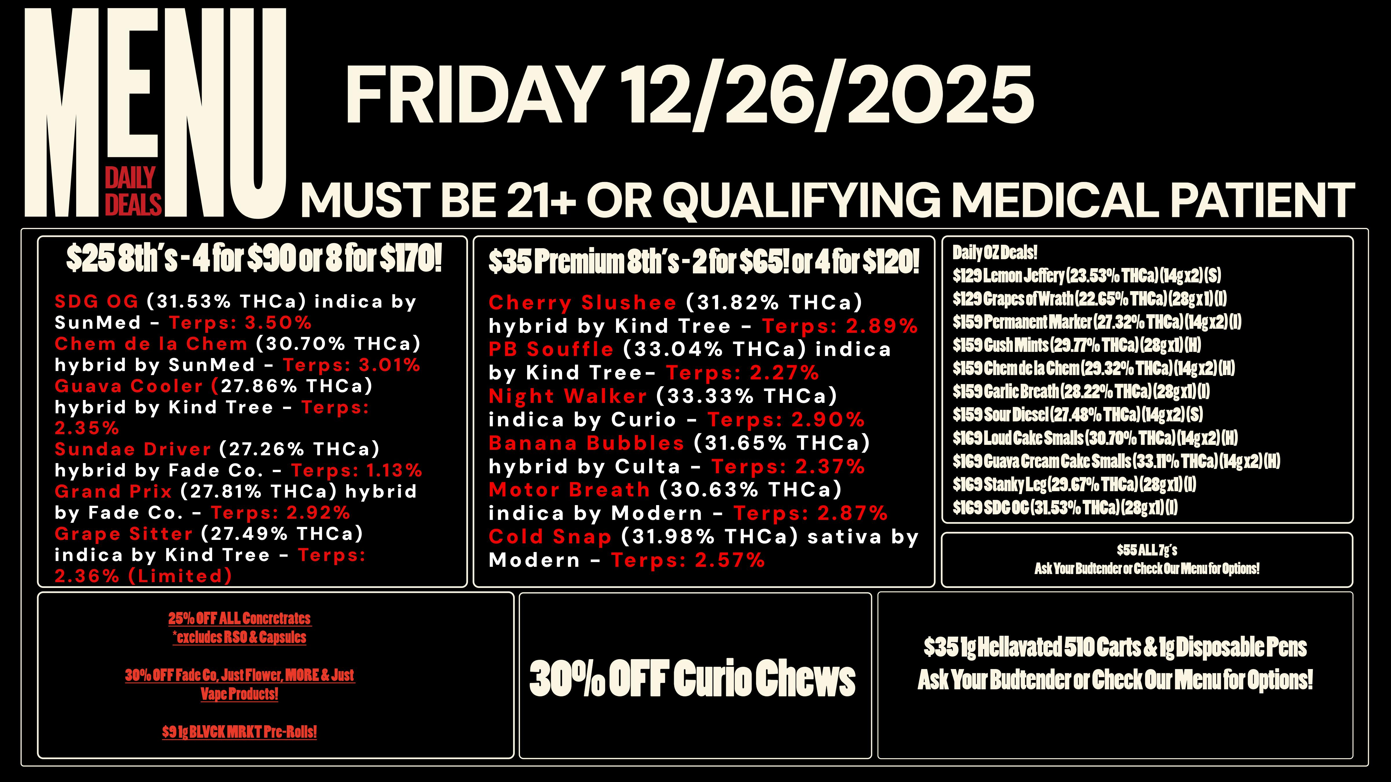 Revolution Releaf - Laurel $25 8ths, $35 Premium 8ths, $55 7g & More