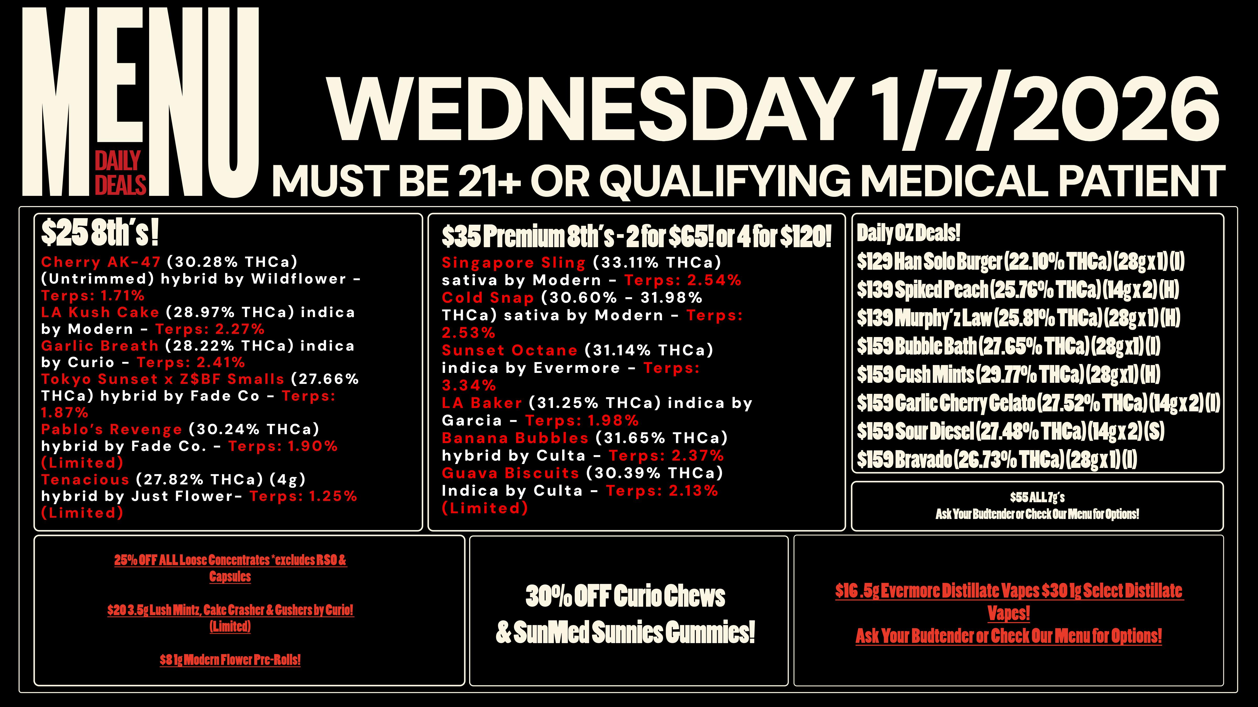 Revolution Releaf - Laurel $25 8ths & $35 Premium 8ths