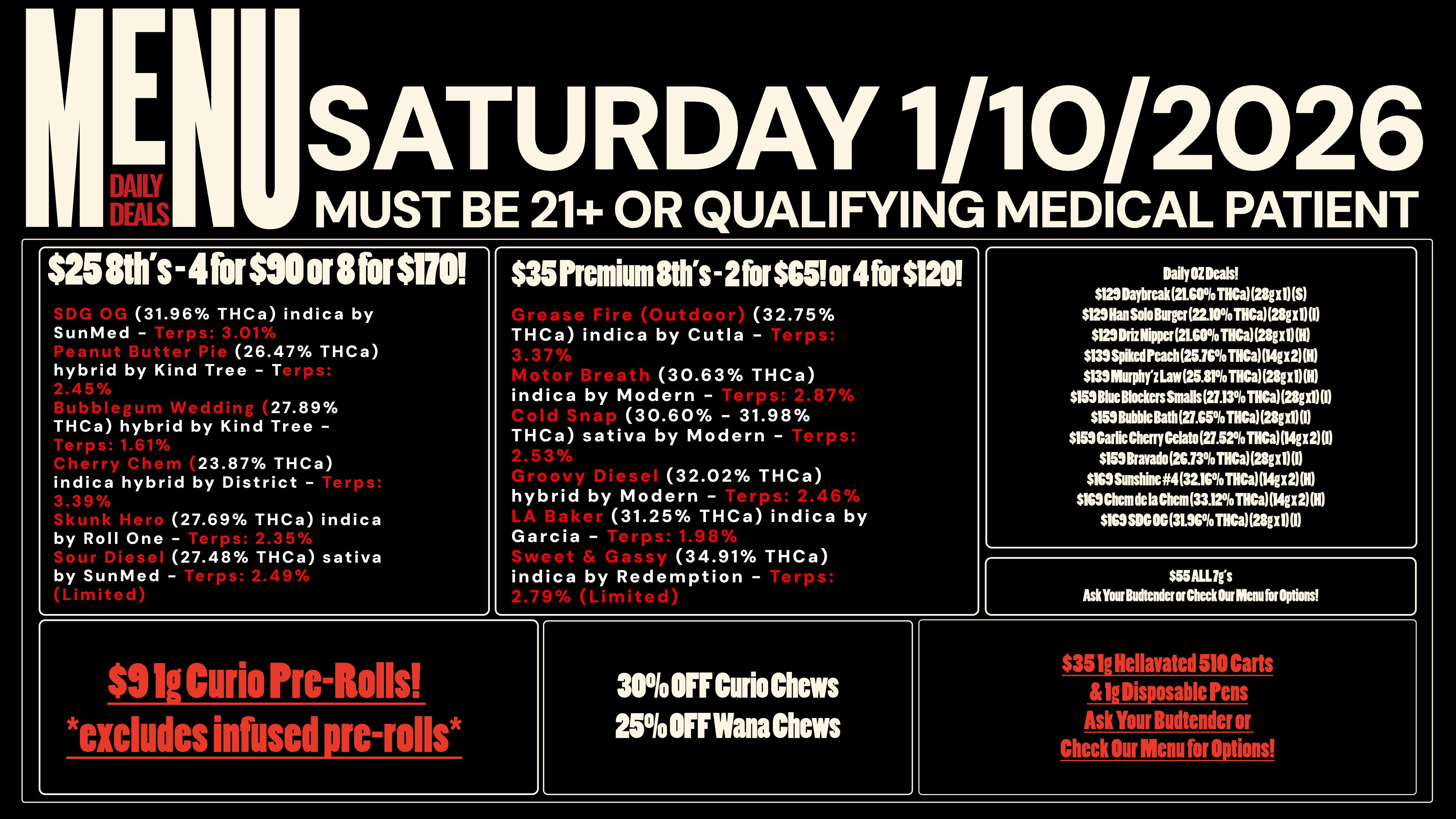 Revolution Releaf - Laurel $25 8ths, $35 Premium 8ths, $55 7g & More