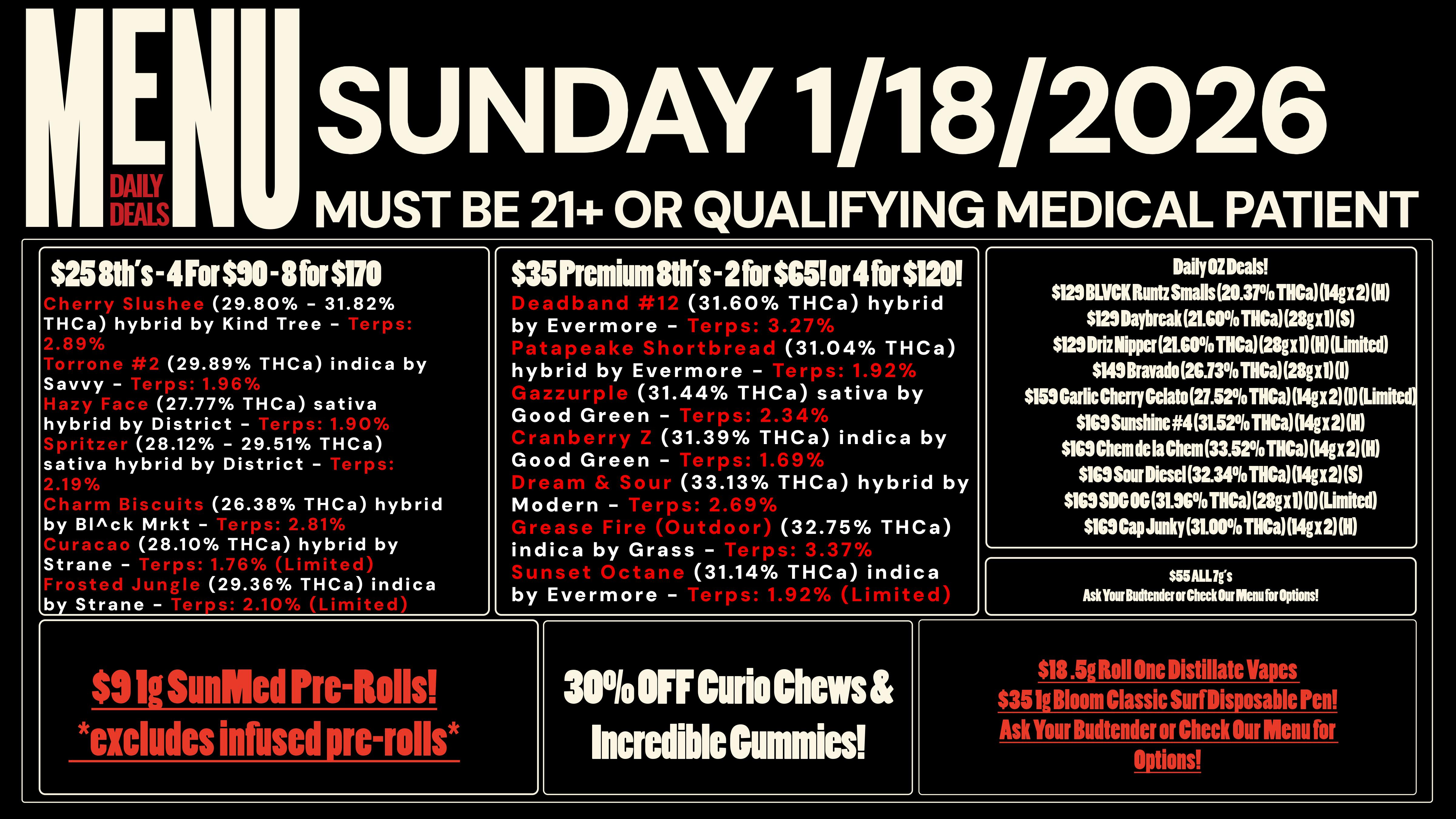 Revolution Releaf - Laurel $25 8ths, $35 Premium 8ths, $55 7g & More