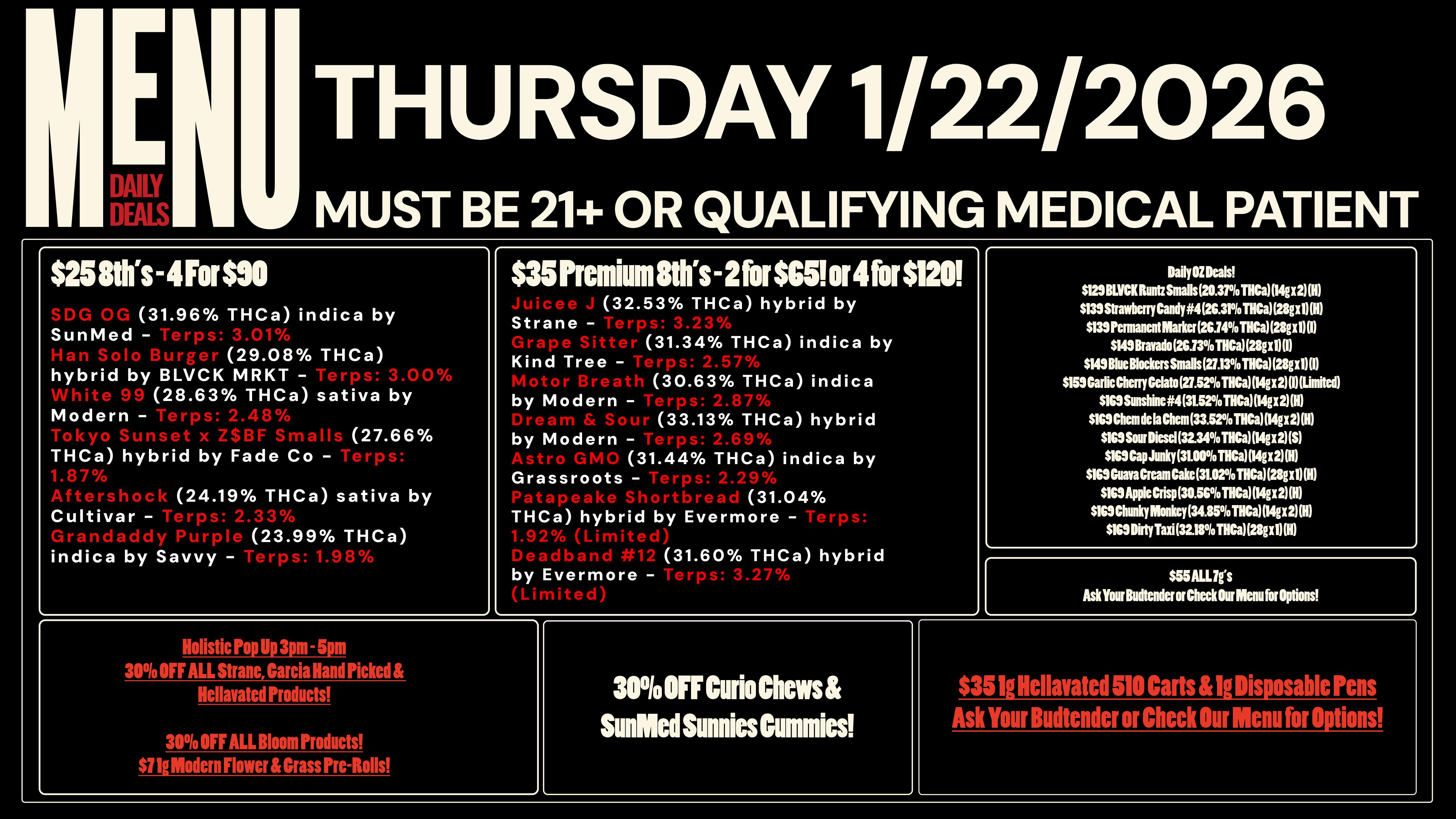 Revolution Releaf - Laurel $25 8ths, $35 Premium 8ths, $55 7g & More