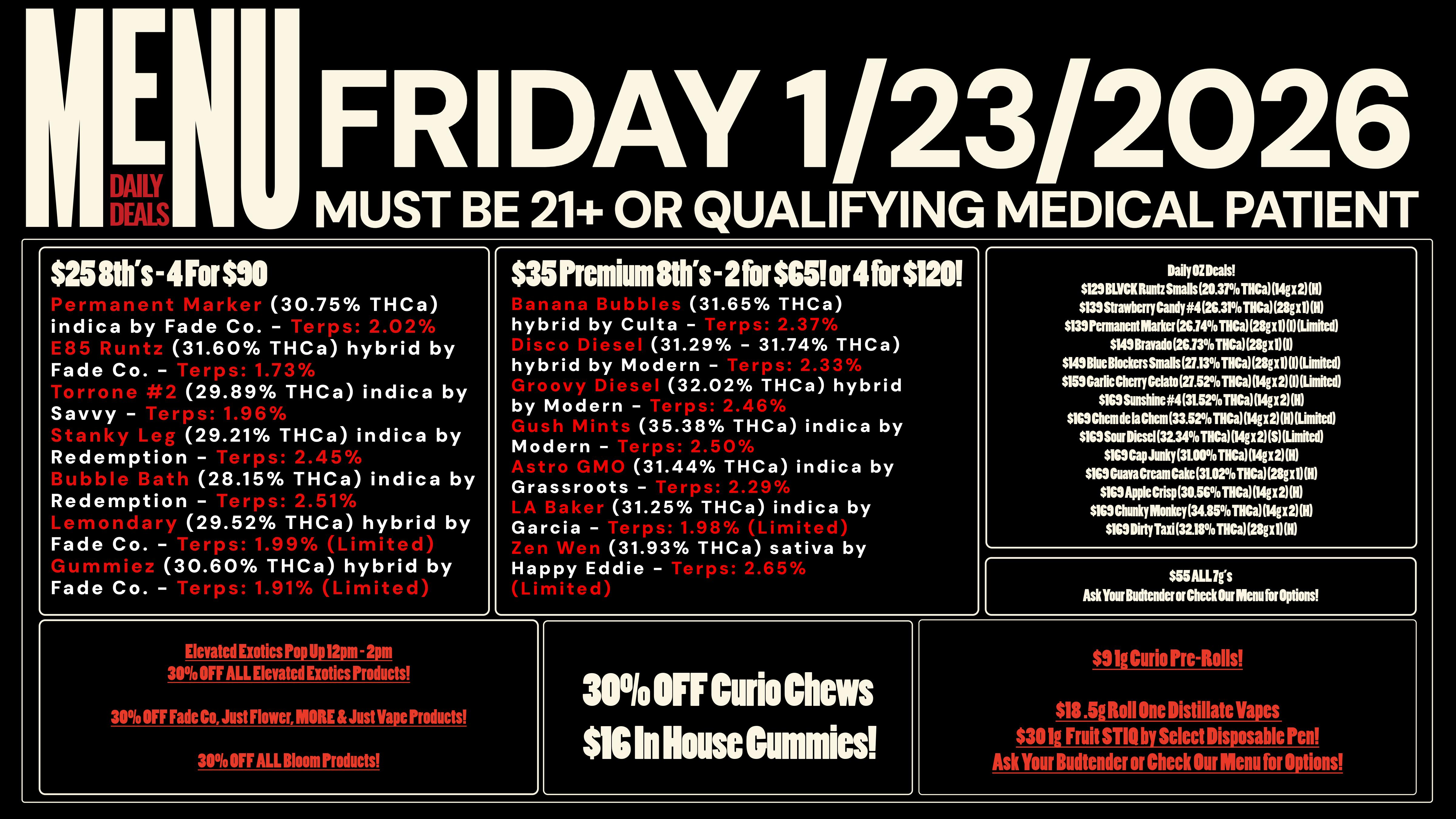 Revolution Releaf - Laurel $25 8ths & $35 Premium 8ths