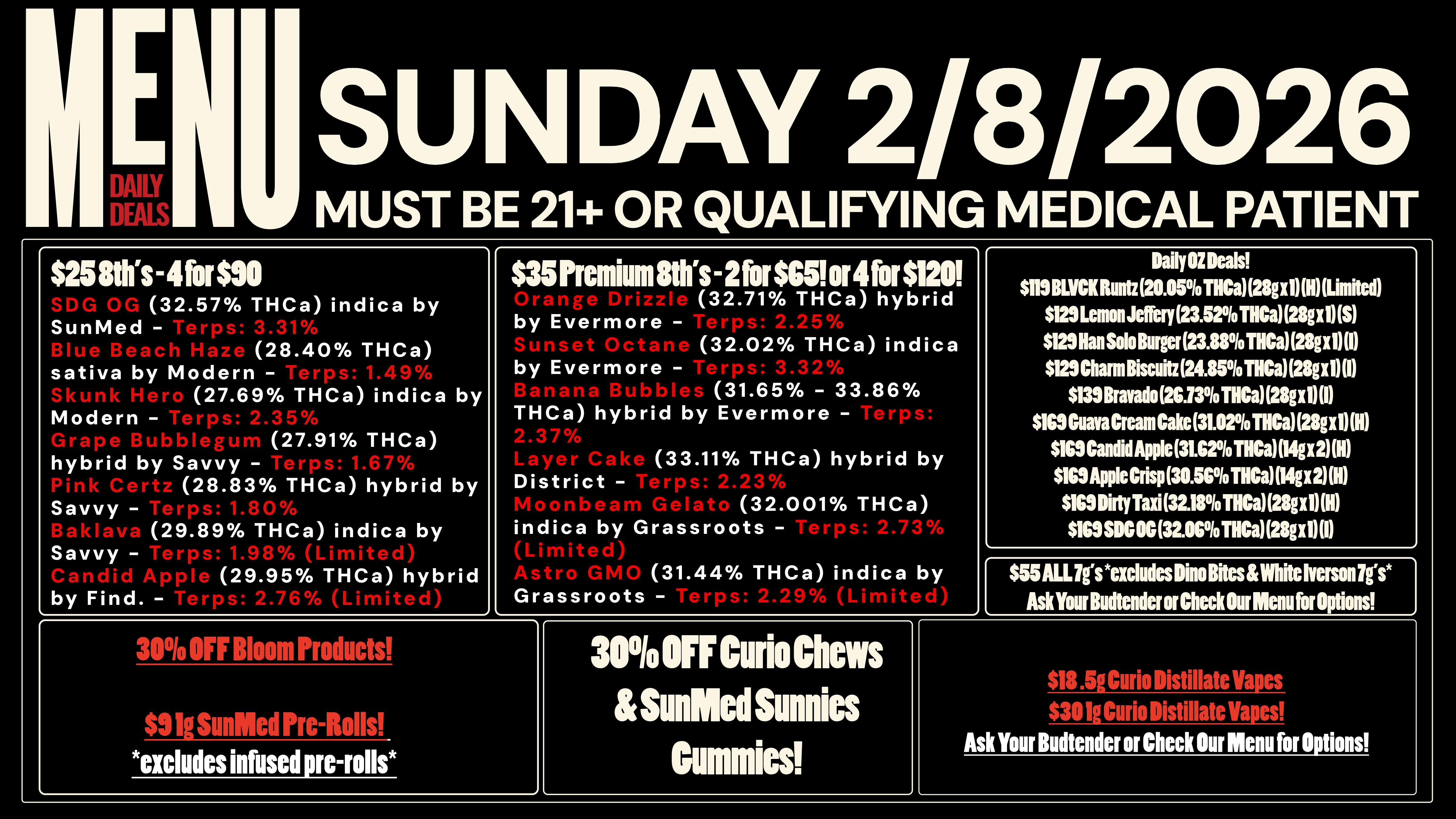 Revolution Releaf - Laurel $25 8ths & $35 Premium 8ths