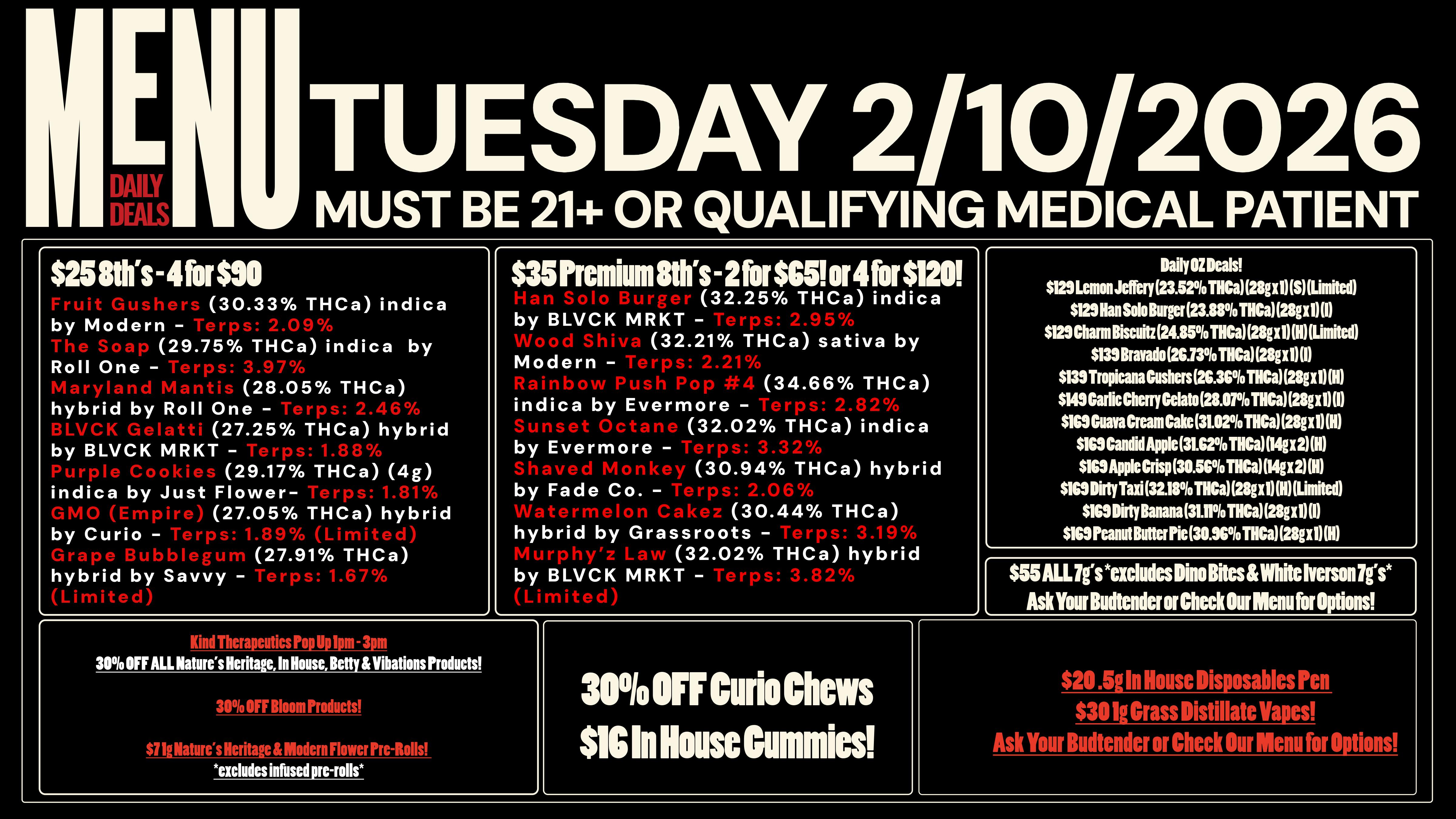 Revolution Releaf - Laurel $25 8ths, $35 Premium 8ths, $55 7g & More