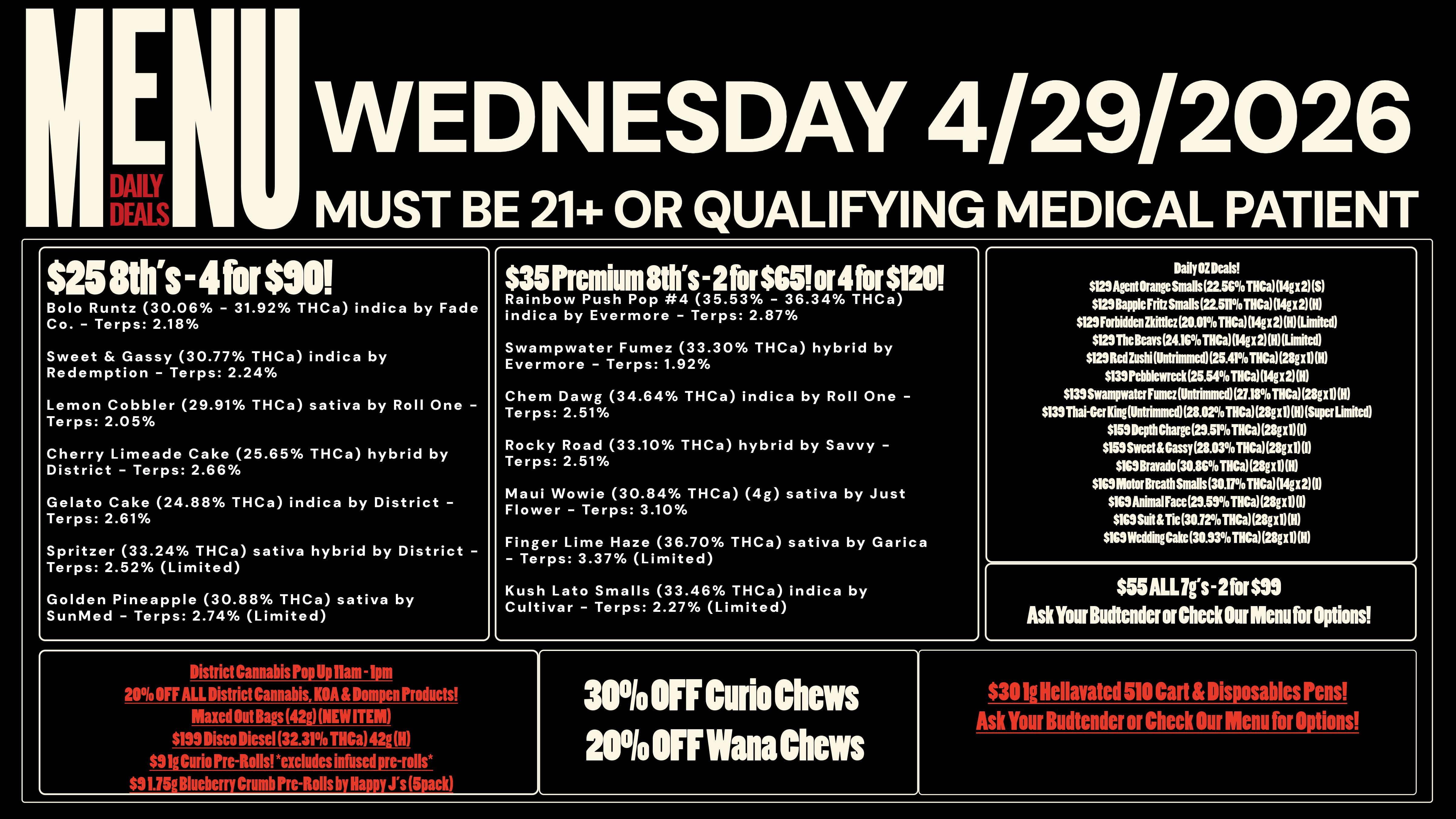 Revolution Releaf - Laurel $25 8ths & $35 Premium 8ths