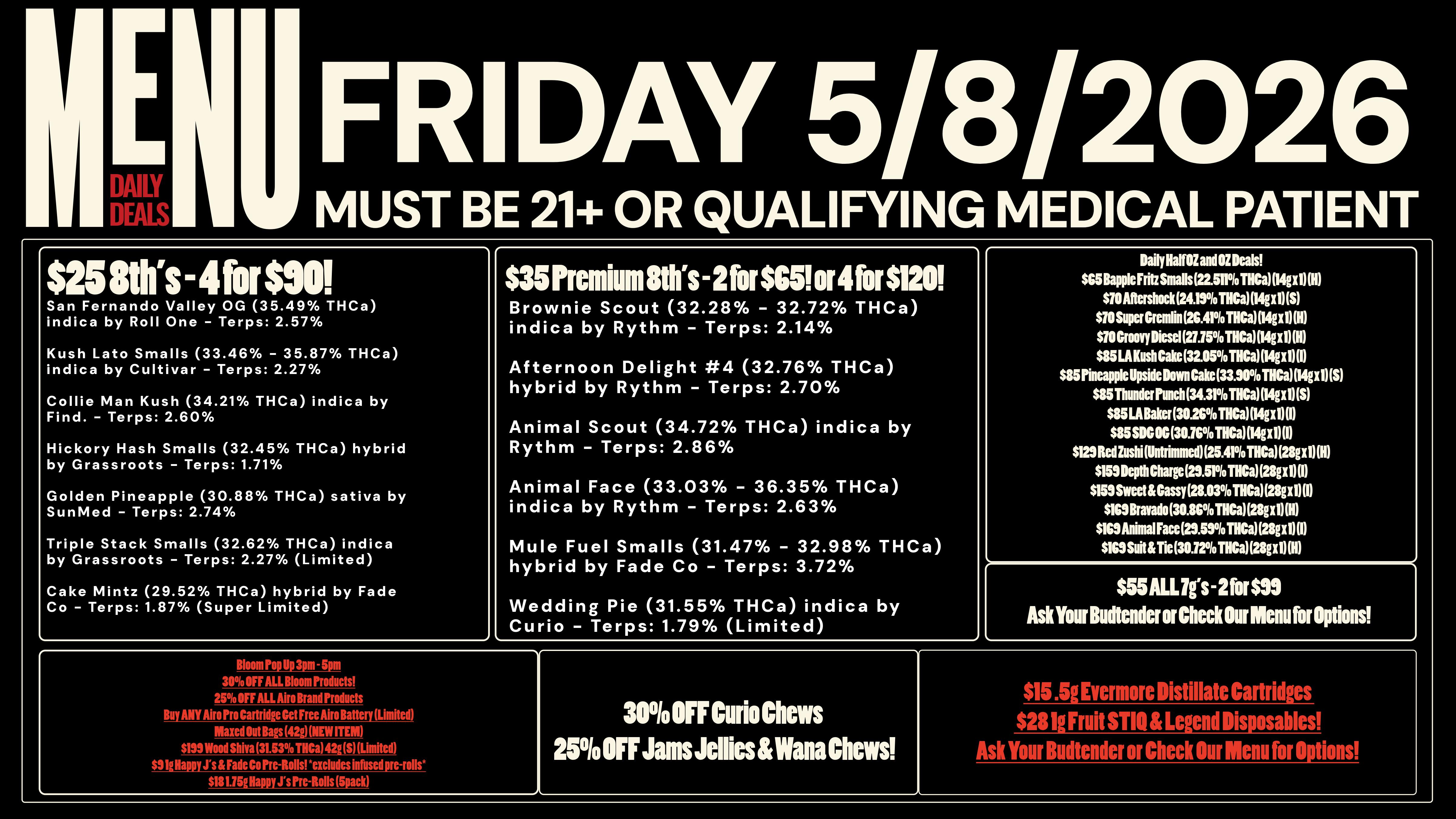 Revolution Releaf - Laurel $25 8ths, $35 Premium 8ths, $55 7gs & More!