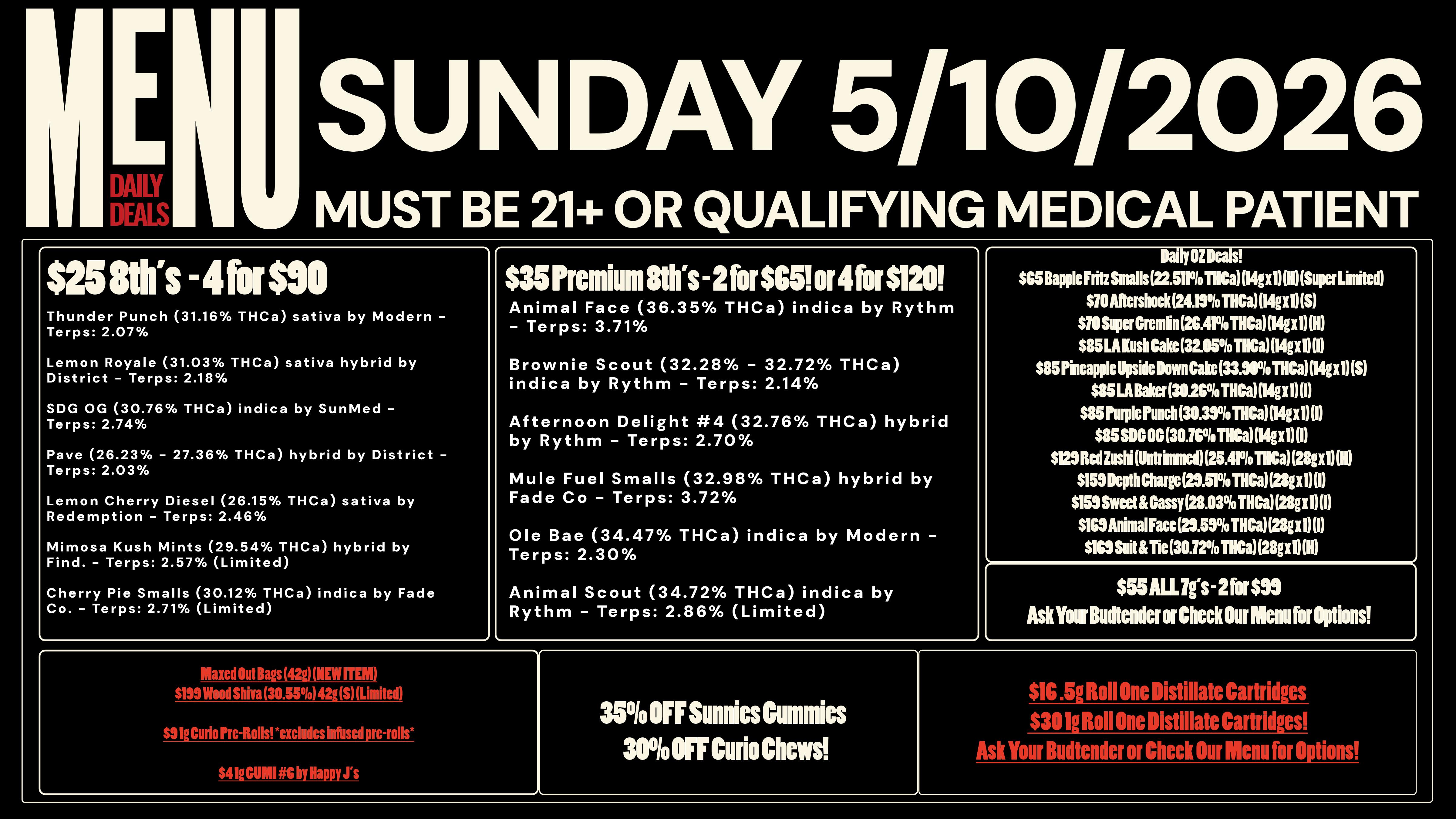 Revolution Releaf - Laurel $25 8ths, $35 Premium 8ths, $55 7gs & More!