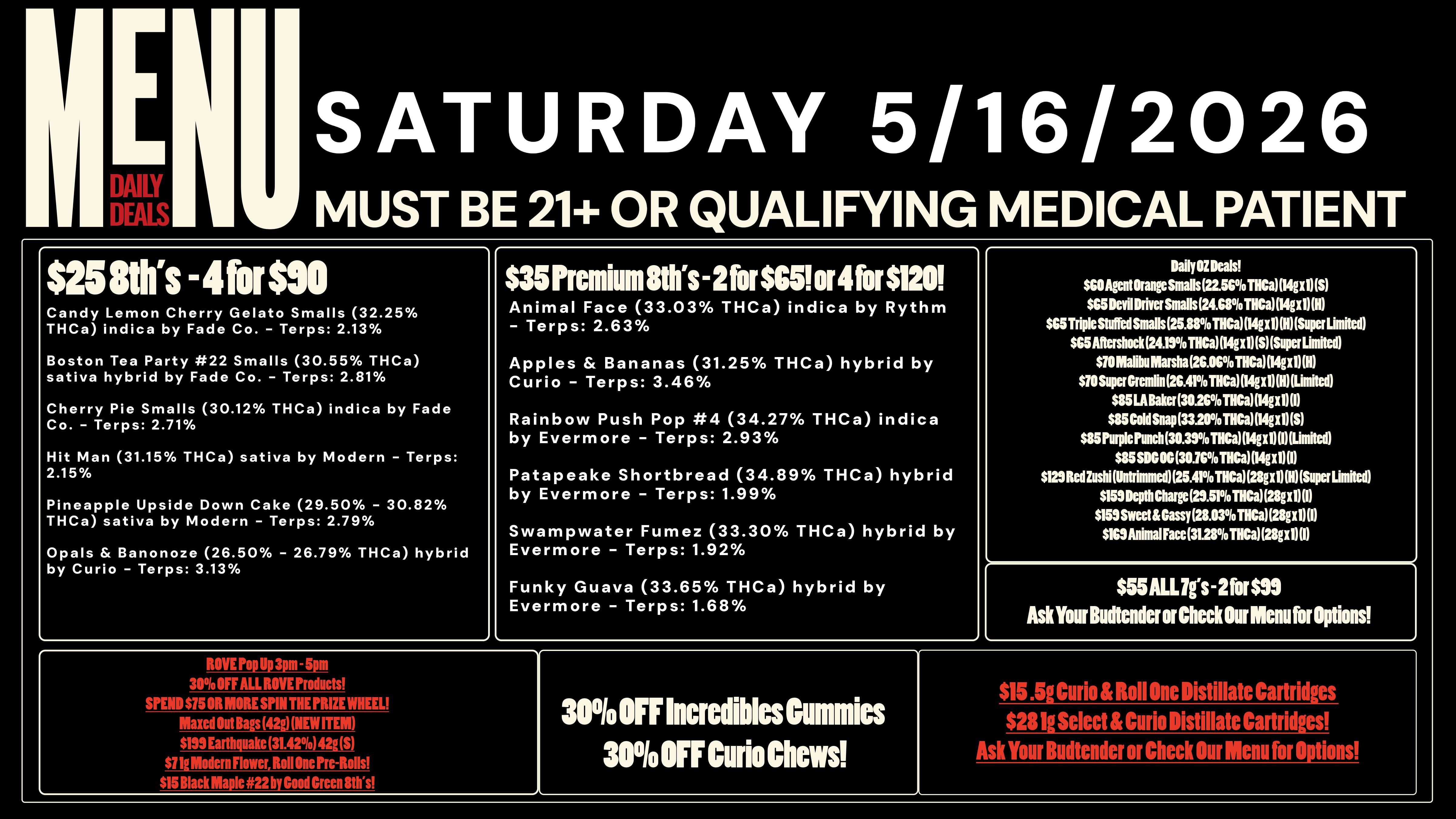 Revolution Releaf - Laurel $25 8ths, $35 Premium 8ths, $55 7gs & More!