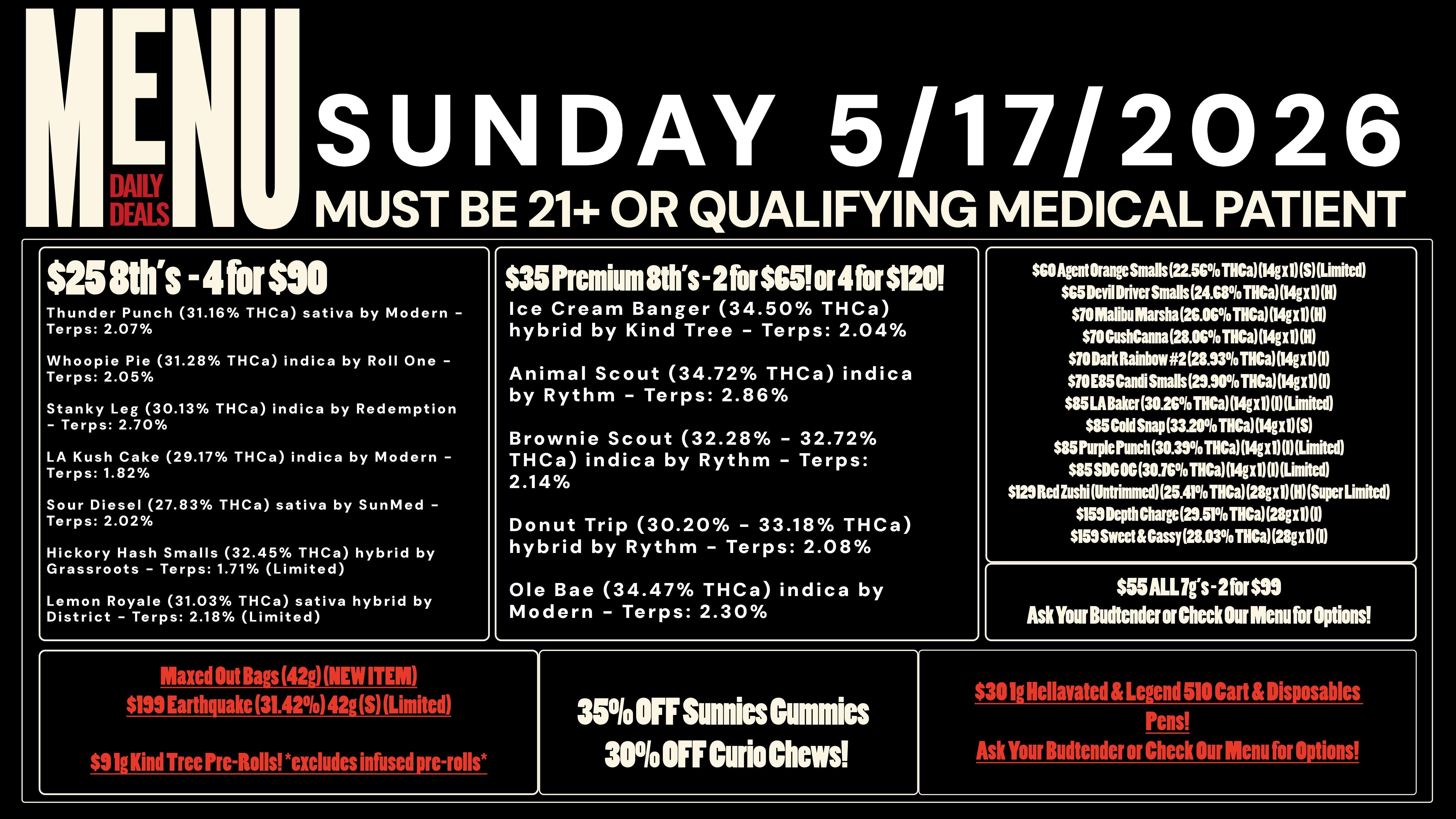 Revolution Releaf - Laurel $25 8ths, $35 Premium 8ths, $55 7gs & More!