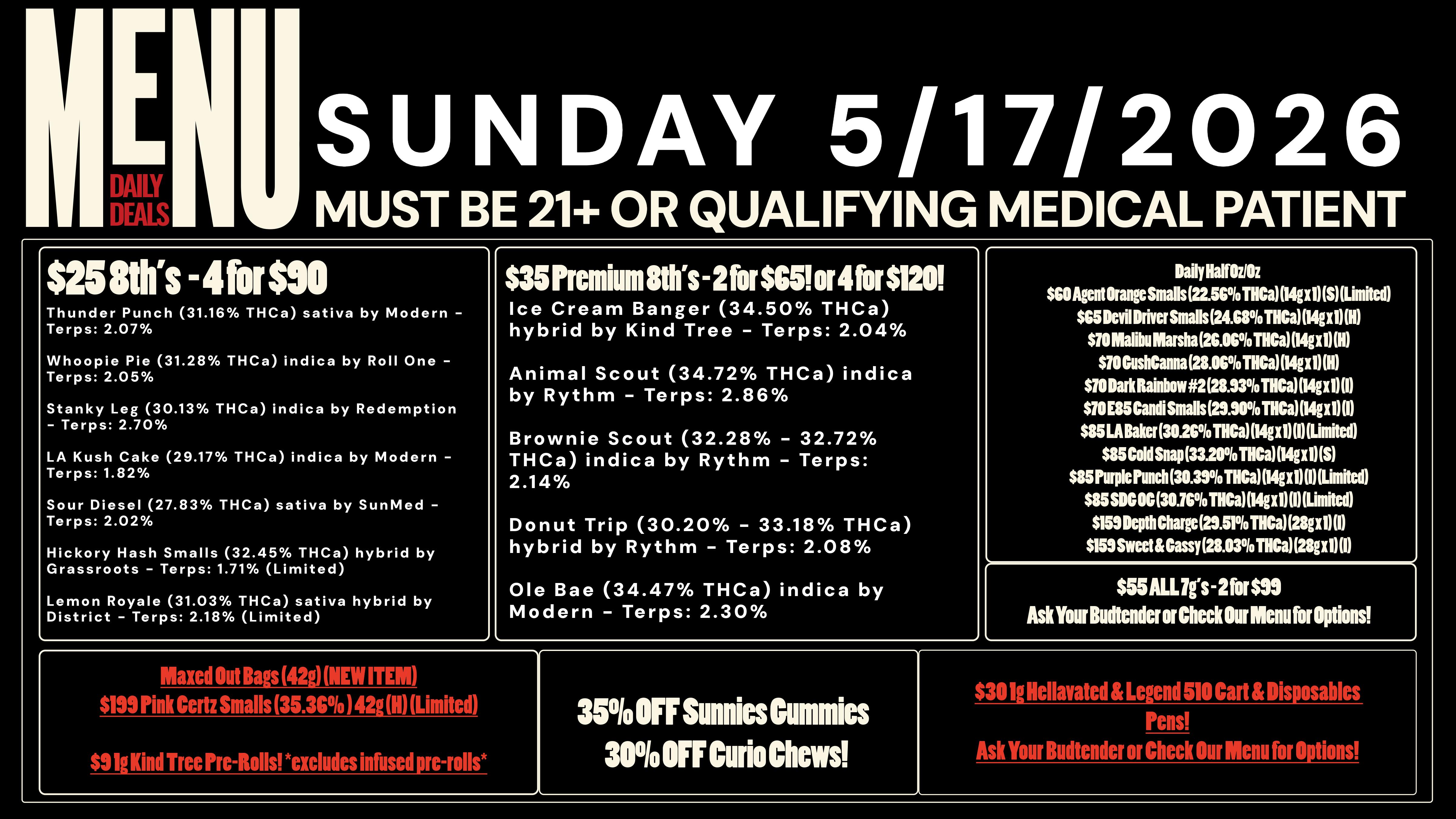 Revolution Releaf - Laurel $25 8ths, $35 Premium 8ths, $55 7gs & More!