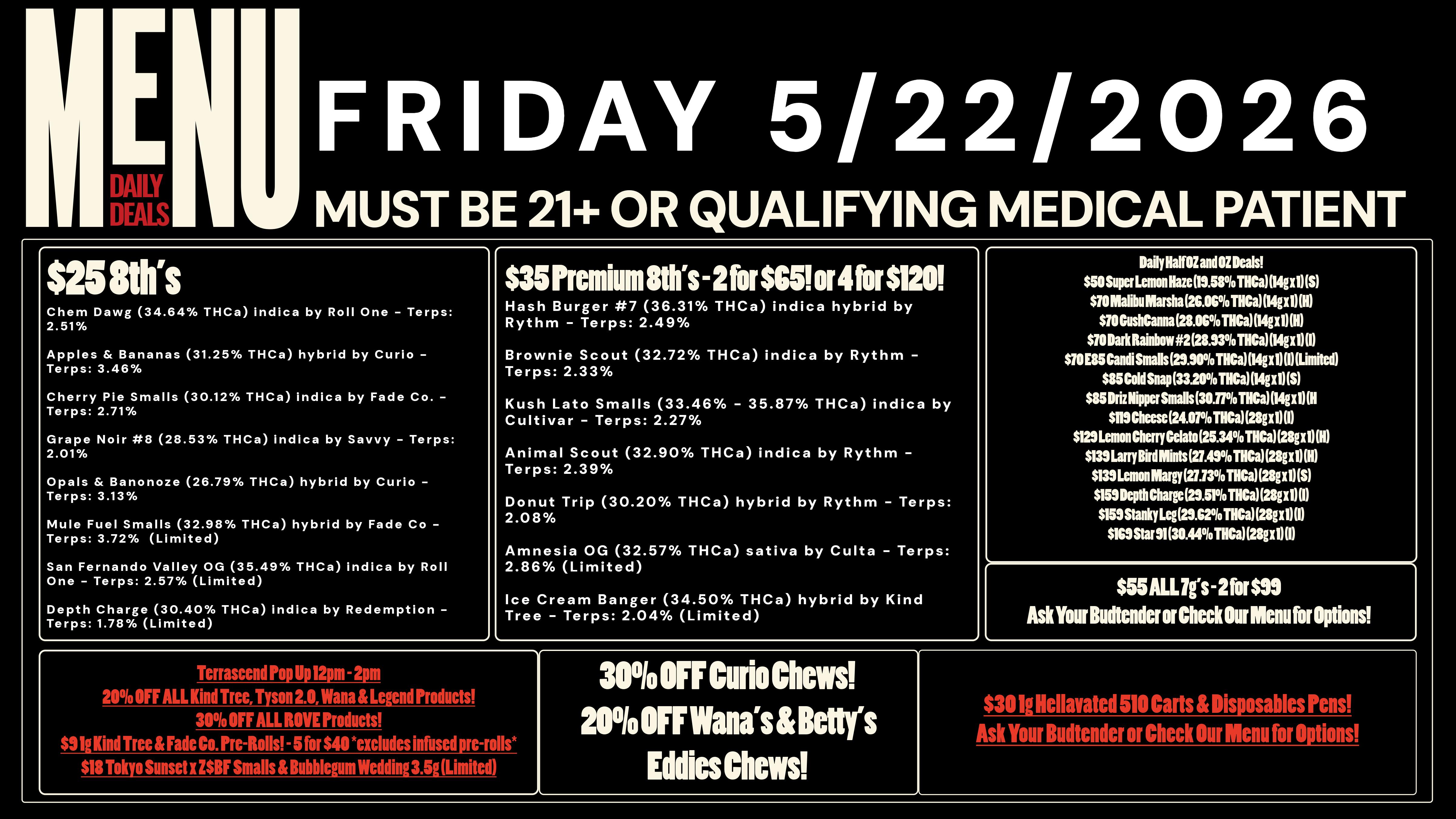 Revolution Releaf - Laurel $25 8ths, $35 Premium 8ths, $55 7gs & More!