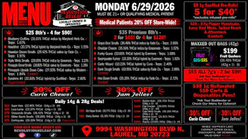 Revolution Releaf - Laurel $25 8ths, $35 Premium 8ths, $55 7gs & More!