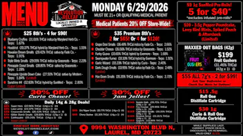 Revolution Releaf - Laurel $25 8ths, $35 Premium 8ths, $55 7gs & More!