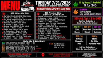 Revolution Releaf - Laurel $25 8ths, $35 Premium 8ths, $55 7gs & More!