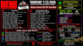 Revolution Releaf - Laurel $25 8ths, $35 Premium 8ths, $55 7gs & More!