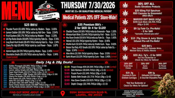 Revolution Releaf - Laurel $25 8ths, $35 Premium 8ths, $55 7gs & More!